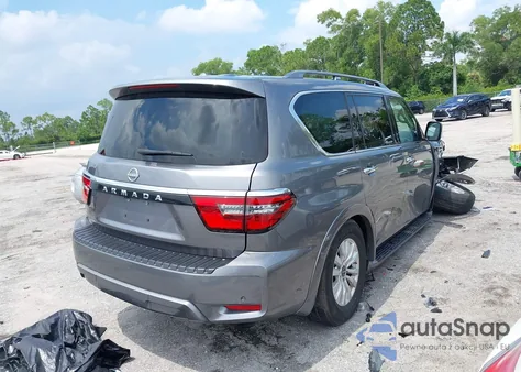 2023 Nissan Armada Sv 2Wd z USA, uszkodzony, nr VIN JN8AY2AC9P9180669